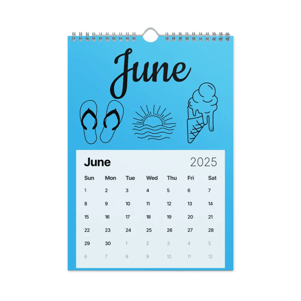 Squiggle 2025: Wall Calendar product image (8)
