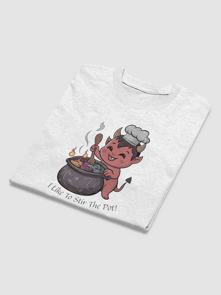I Like To Stir The Pot Happy Devil Heavyweight Tee product image (41)