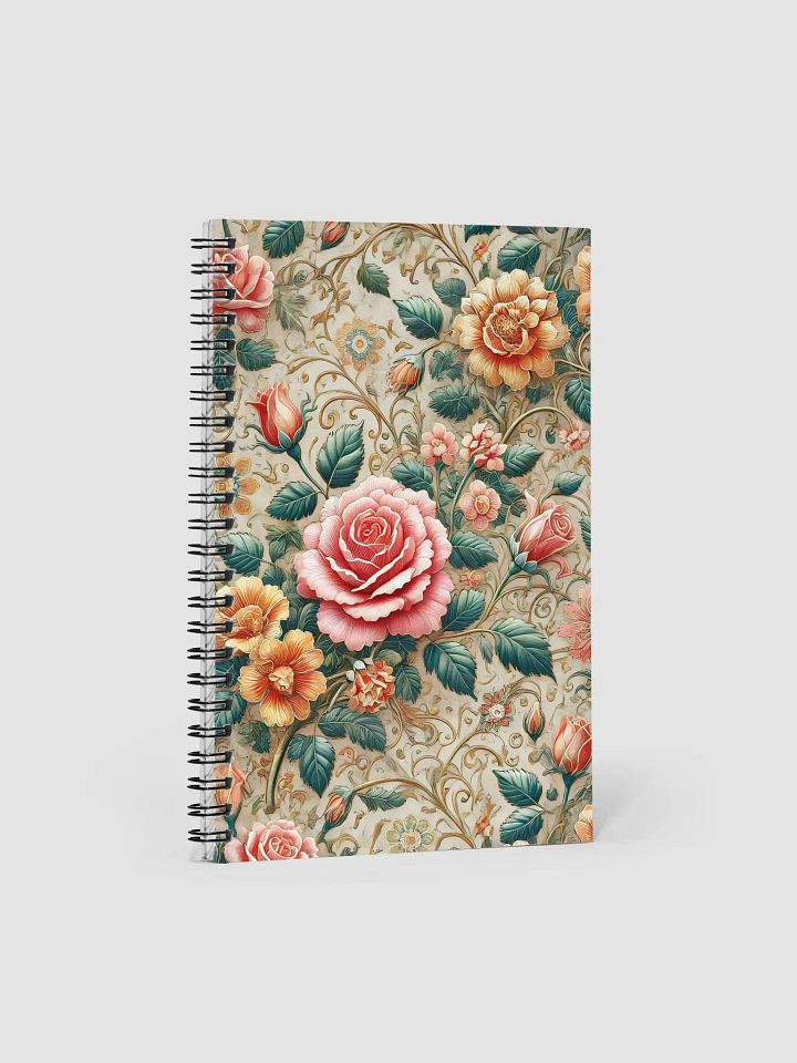 Royal Floral Spiral Notebook product image (1)