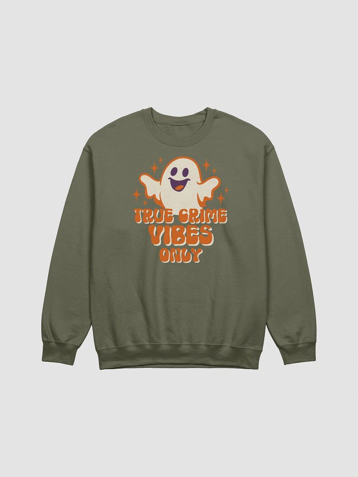 Cute Ghost Sweatshirt For True Crime Lovers product image (2)