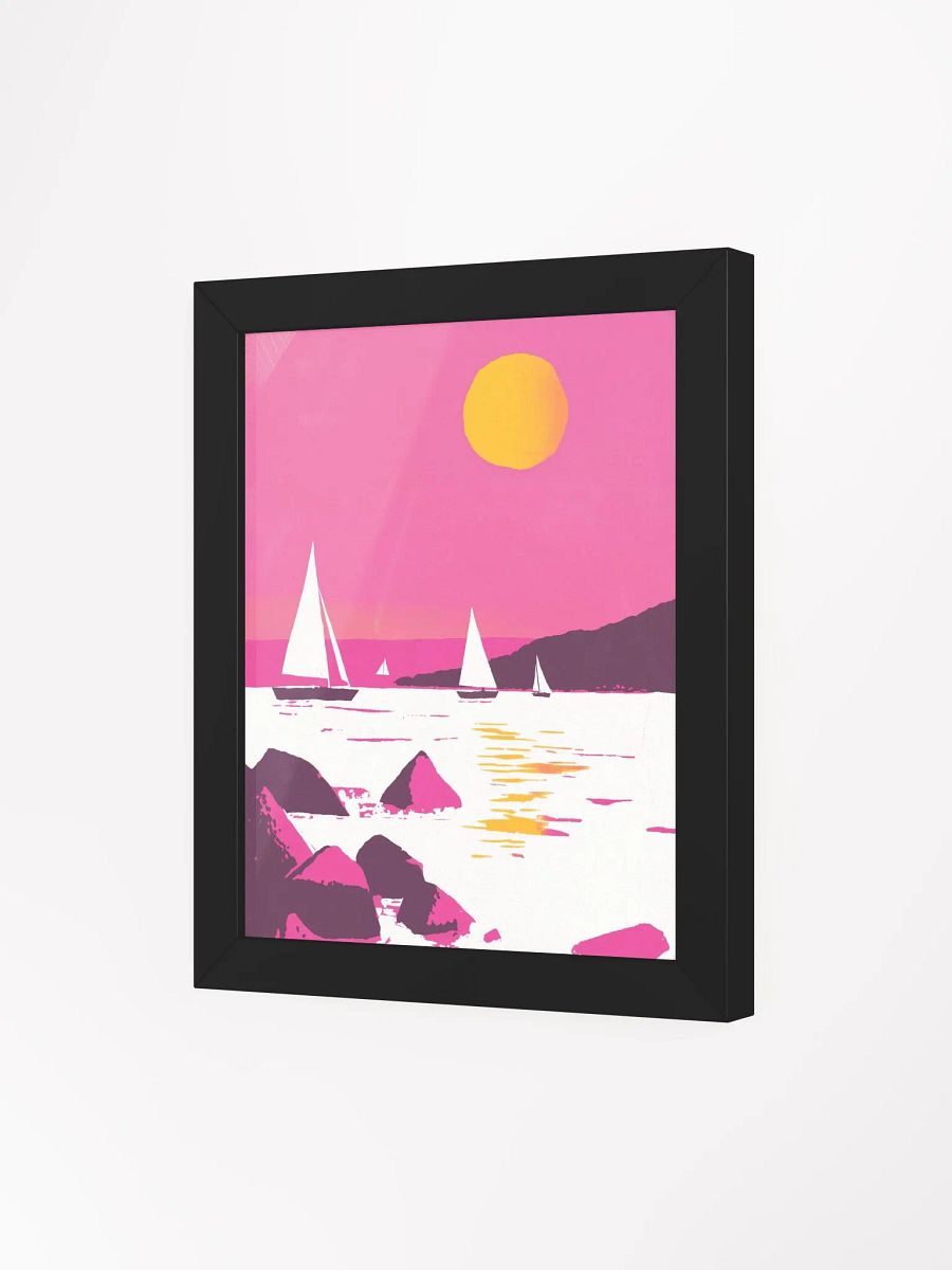 Sunset Sailing Serenity Framed Poster product image (3)