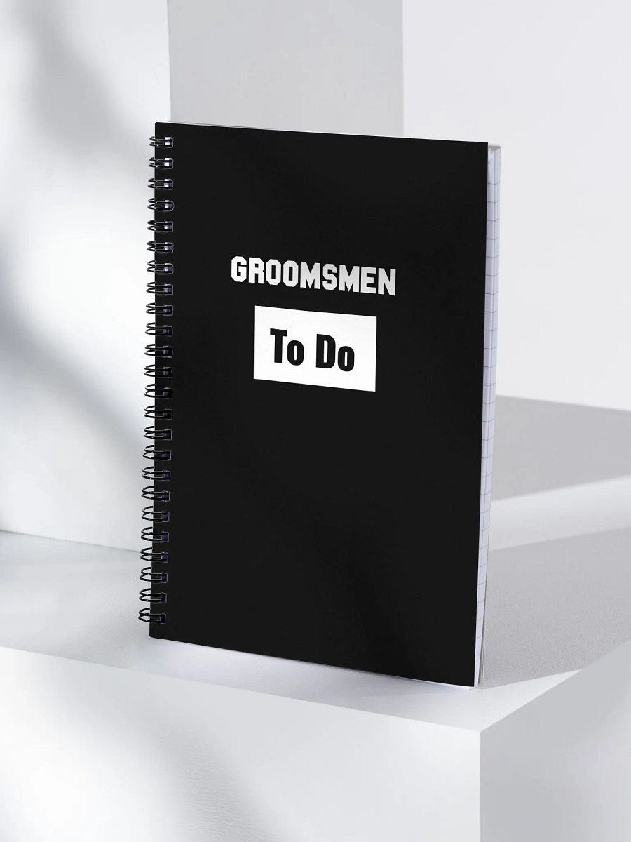 Groomsmen To Do Journal product image (4)