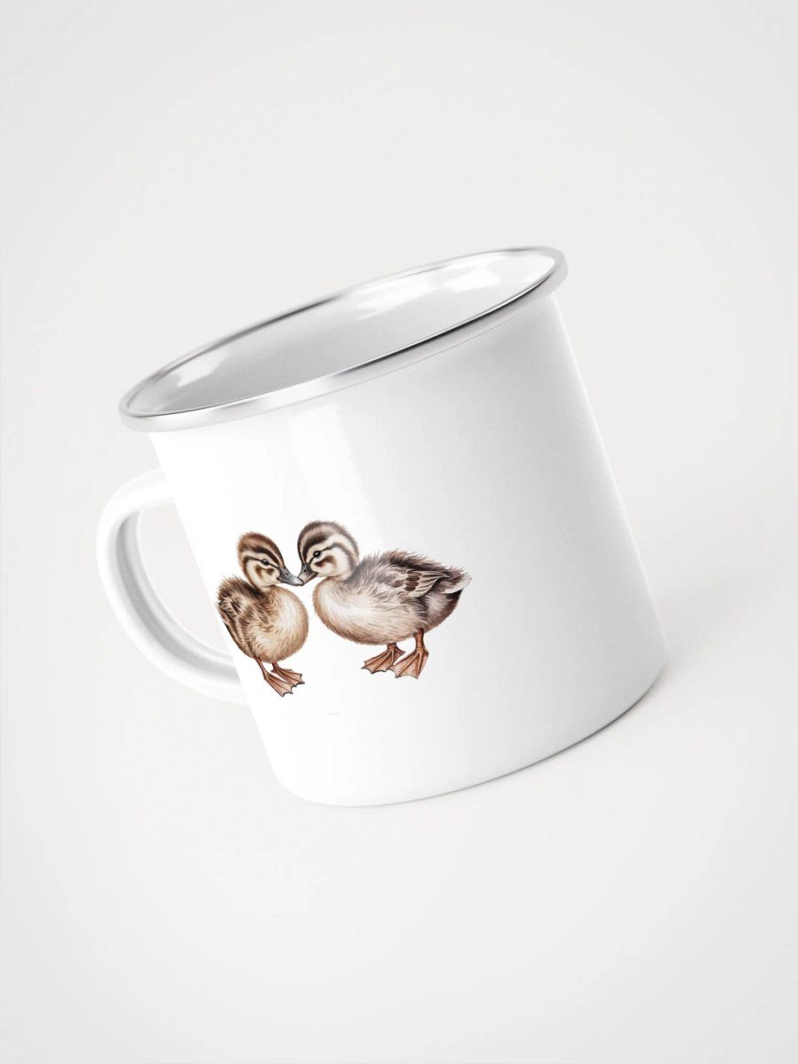 Symmetry of FluffY DUCKS Enamel Mug - Lieblingstasse mit Entchen product image (5)