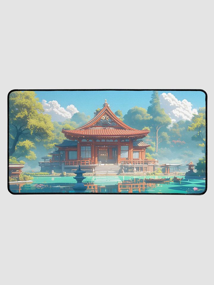 Traditional Japanese House Painting Deskmat product image (1)
