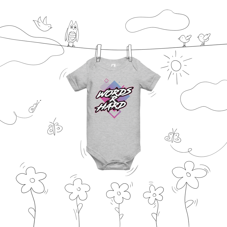 Words R Hard Onesie product image (48)