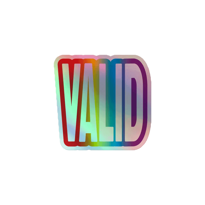 VALID Holographic Sticker product image (1)