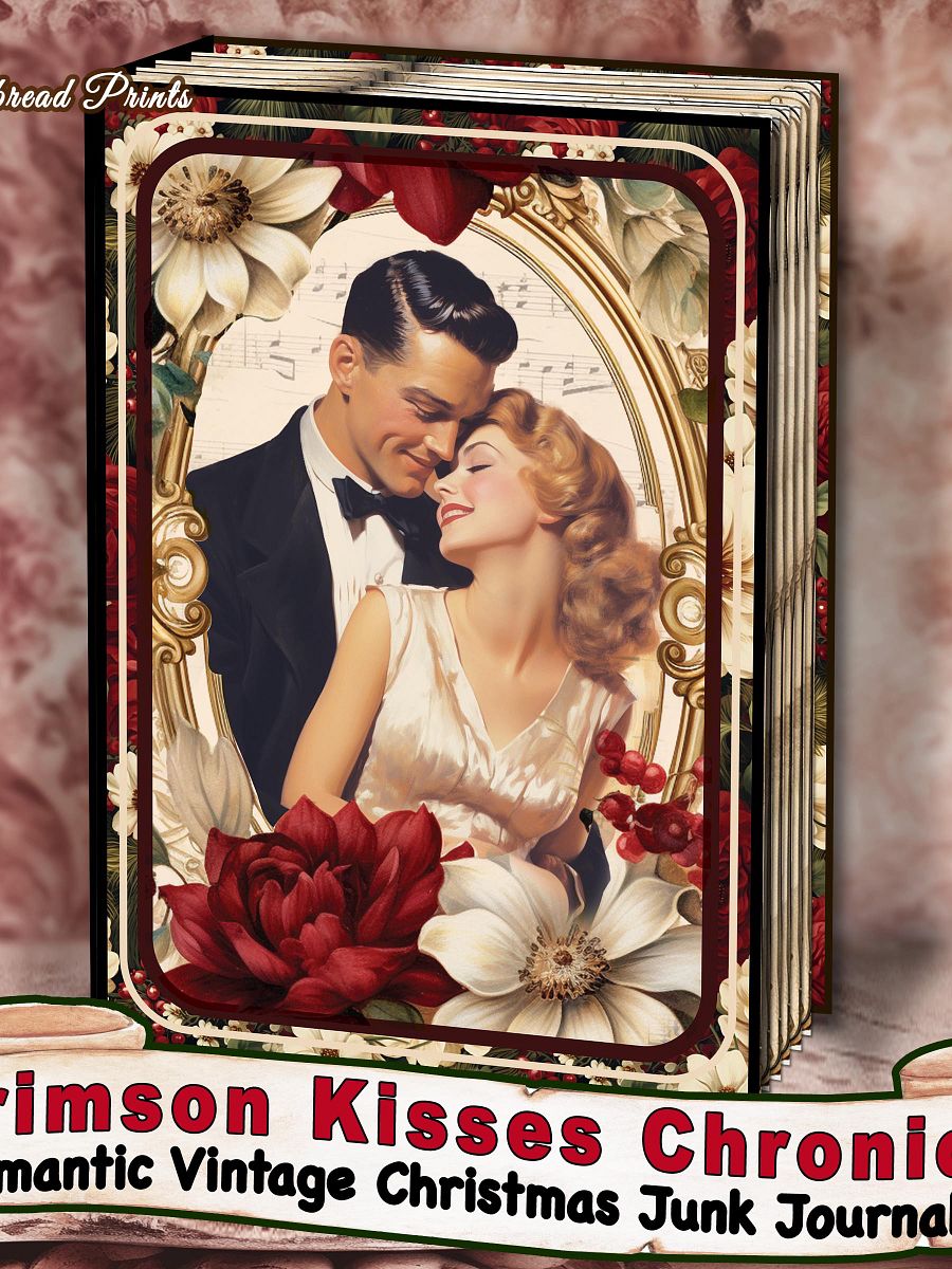 Crimson Kisses Chronicle Christmas Journal Digital Download only product image (1)