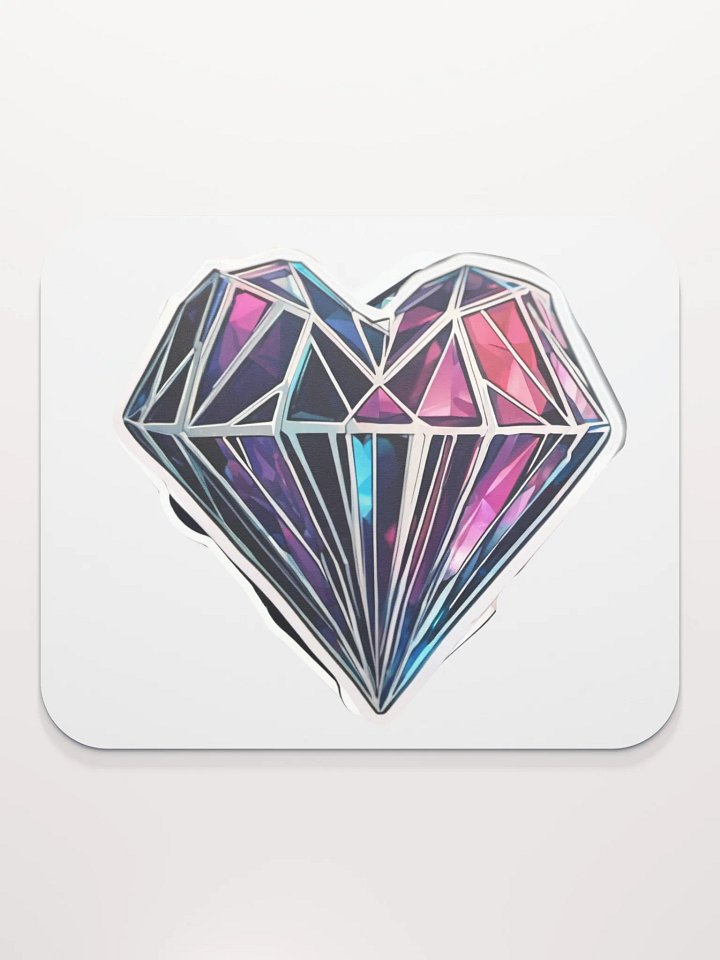 Geometric Heart Mouse pad product image (2)