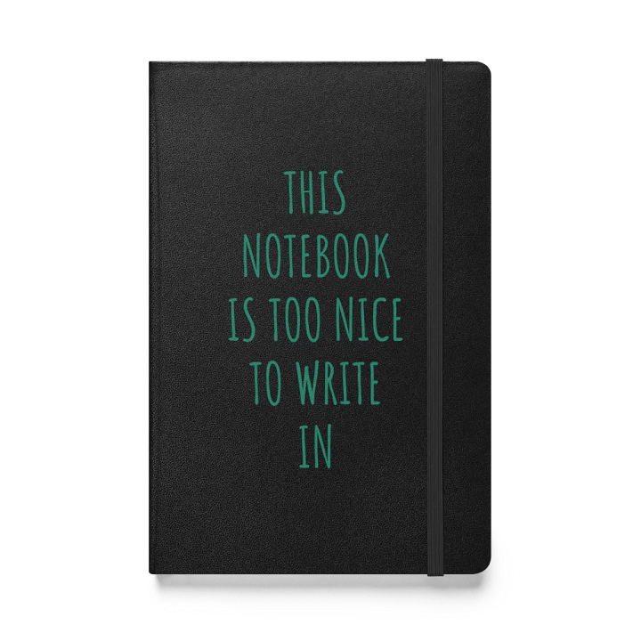 This Notebook is Too Nice to Write In (Ruled, not that it matters because you're not going to use it) product image (1)