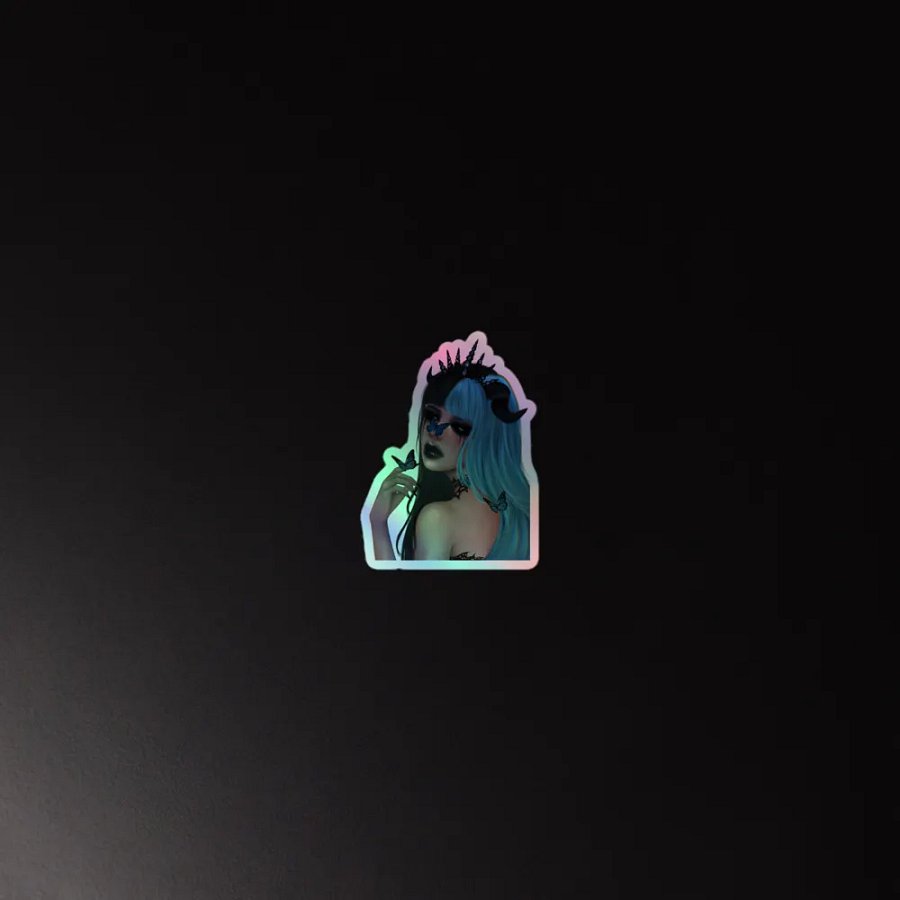 Midnight Monarch Holographic sticker product image (2)
