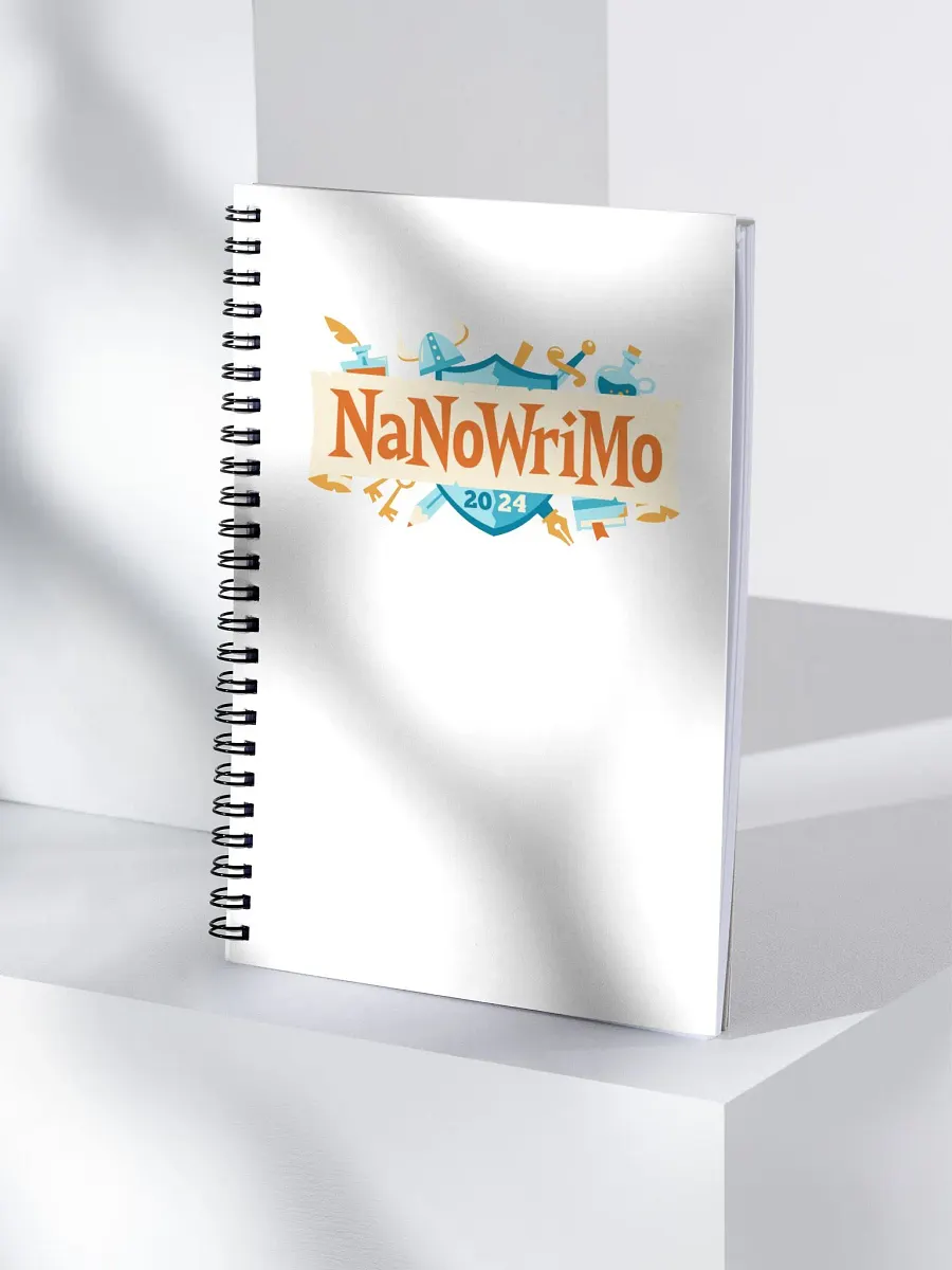 NaNoWriMo Spiral-Bound 2024 Logo Notebook product image (4)