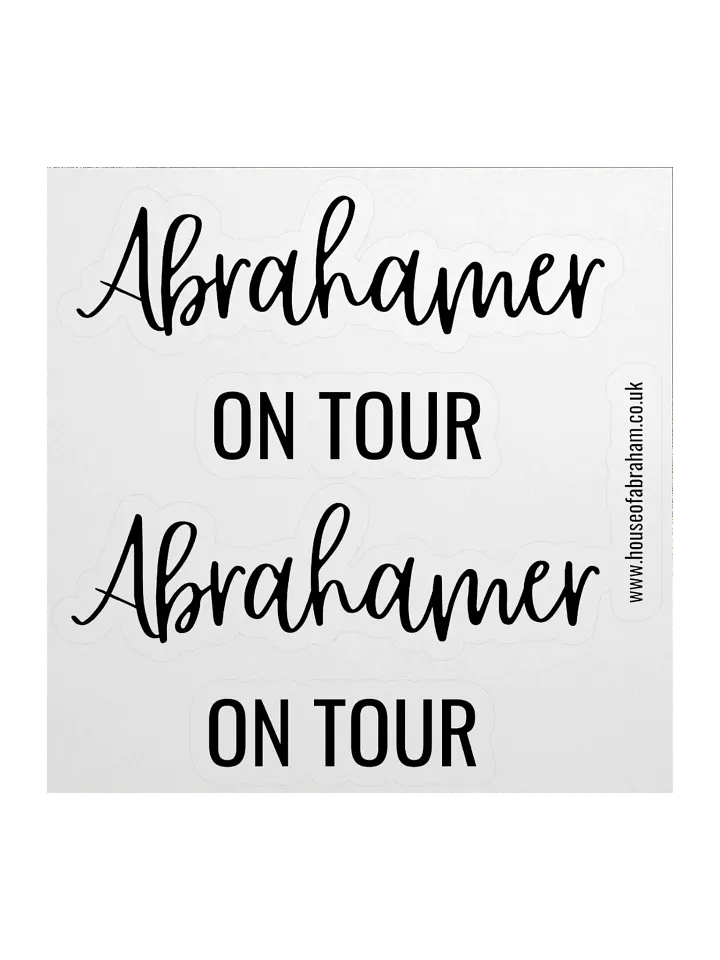 Abrahamer On Tour - Sticker product image (2)