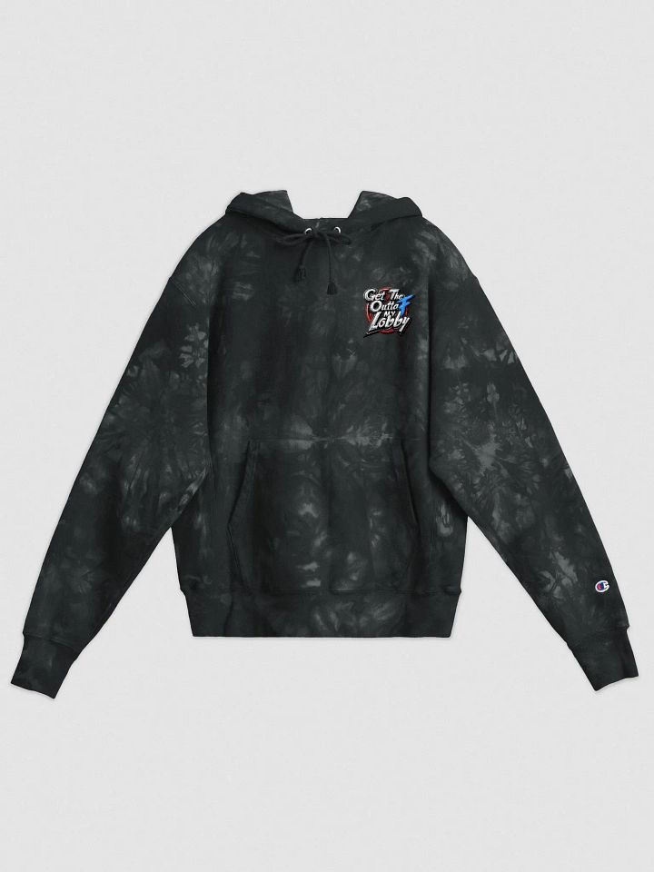 F Outta My Lobby Champion Tie-Dye Hoodie product image (2)