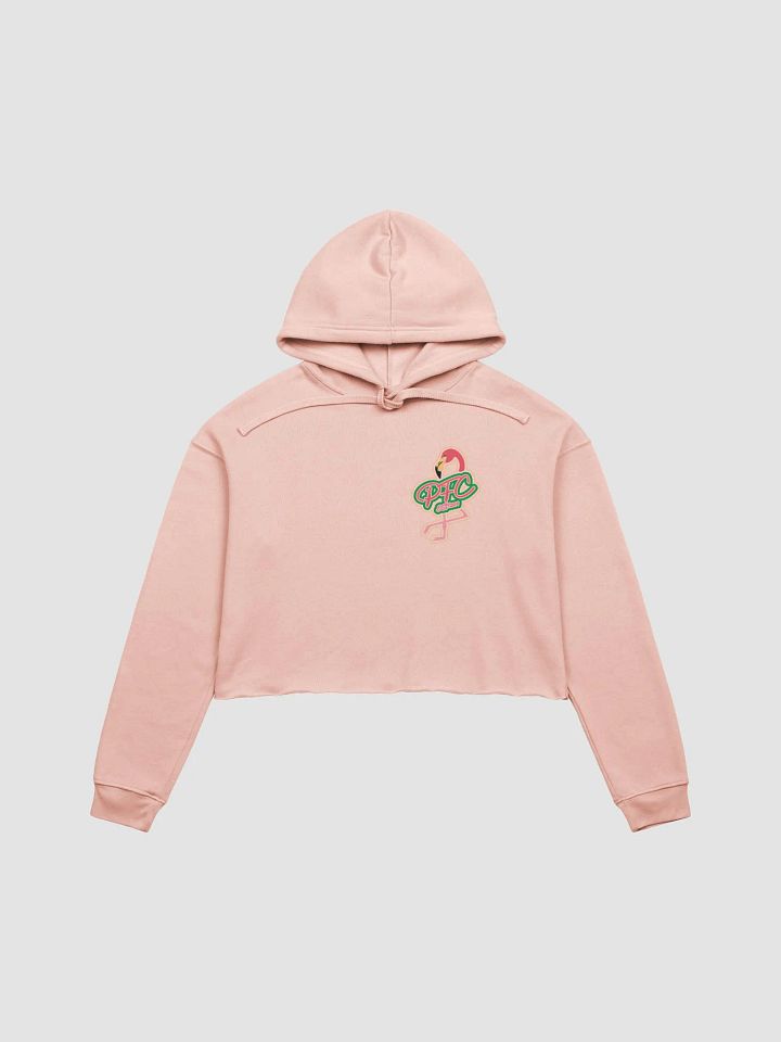 Flamingo Paradise Fleece Crop Hoodie product image (2)