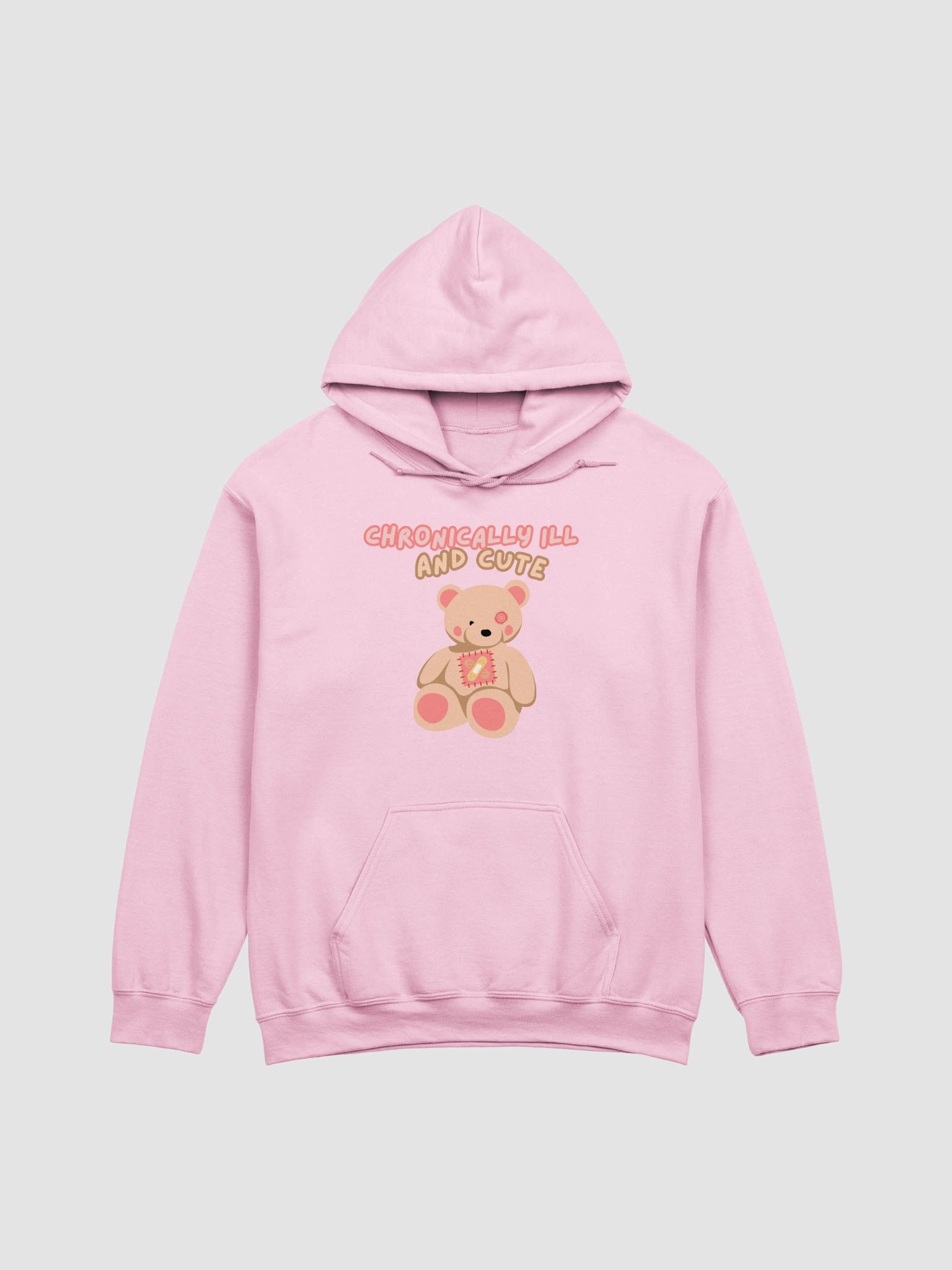 Valentine's Teddy Chronically Ill and Cute Hoodie product image (2)