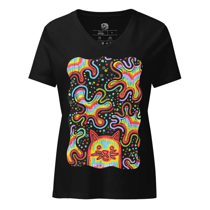 When the Catnip Hits V-Neck T-shirt product image (1)