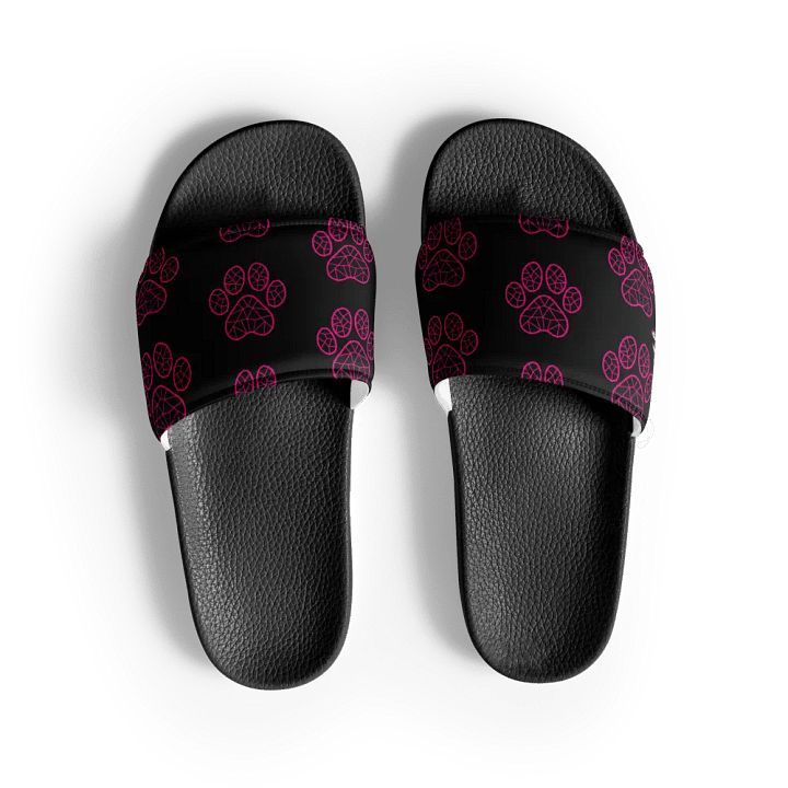 Neon Pawprint Women's Slides product image (2)