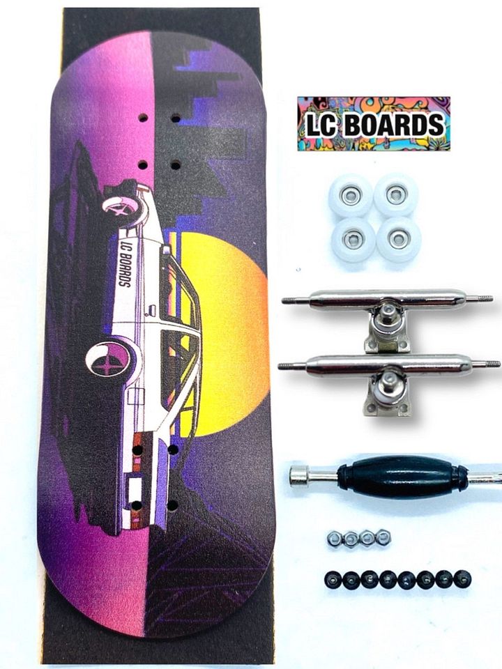 LC BOARDS FINGERBOARD 98X34 COMPLETE '86 GRAPHIC FOAM GRIP product image (2)