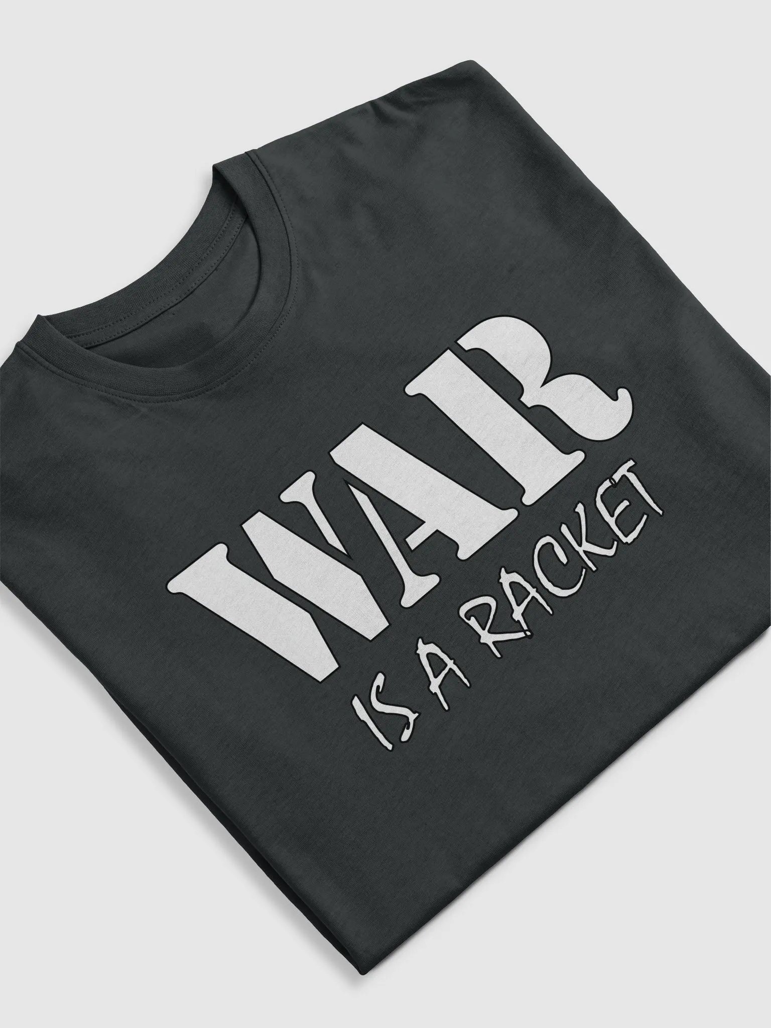 War Is A Racket - Cotton Heritage Men's Premium Heavyweight Tee product image (5)
