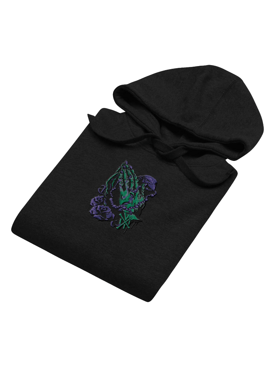 Vampire Prayer Center Embroidered Hoodie product image (51)