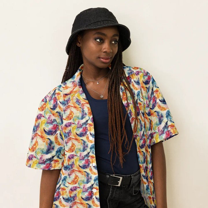 Serafina's Whimsy Button Down Shirt (Unisex) product image (1)