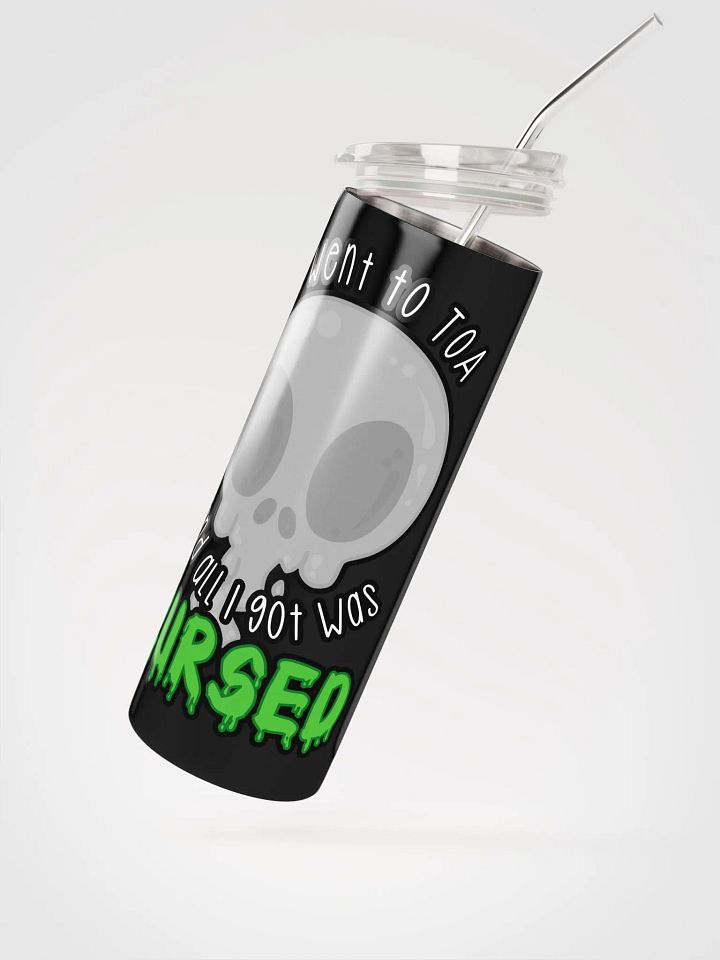 All I Got Was Cursed - Priest - Tumbler w/Straw product image (2)