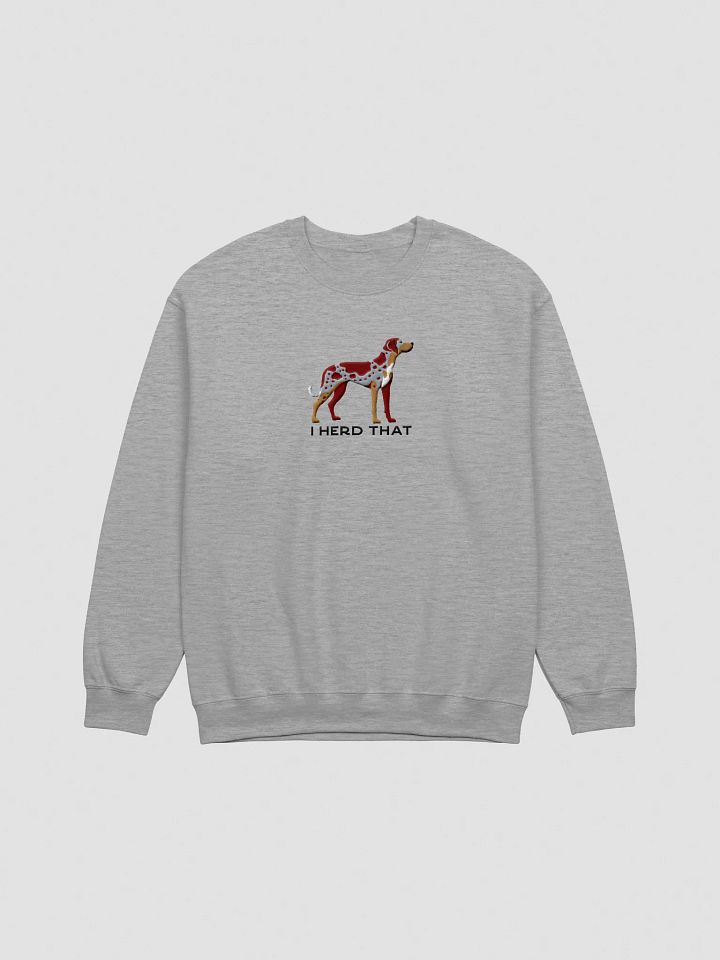 I Herd That Sweatshirt (Embroidered) of a Catahoula Leopard Dog(Red Merle) product image (10)