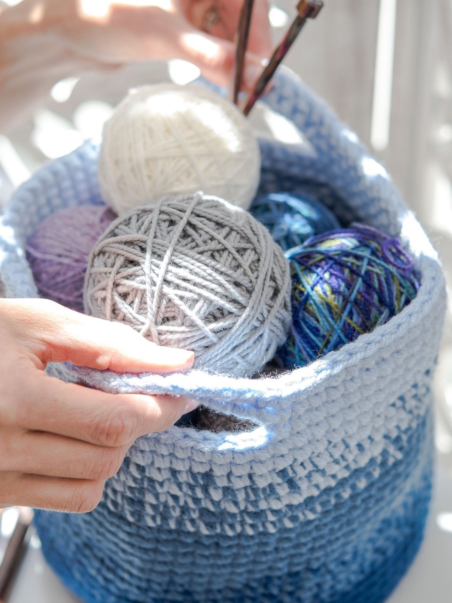 Cutie Utility Crochet Basket Pattern product image (9)