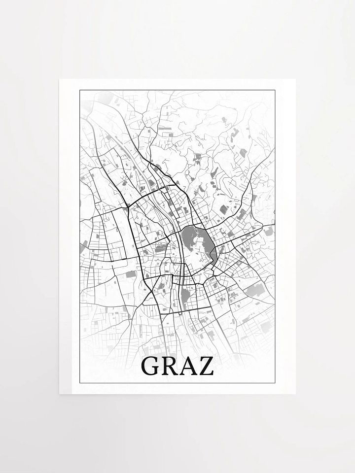 Graz, Austria, city map print product image (4)
