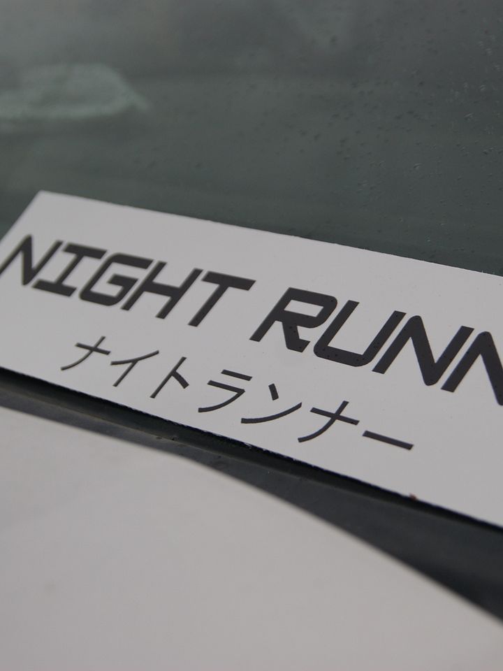 Night Runner Digital JDM Bumper Stickers product image (1)