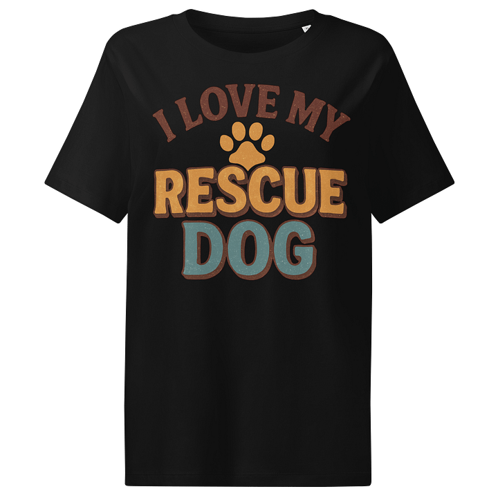 Rescue Dog Love Organic Tee product image (1)