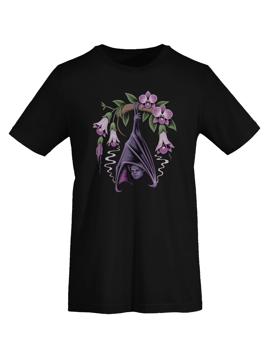 Orchid Bat Stylized Graphic T-Shirt product image (7)