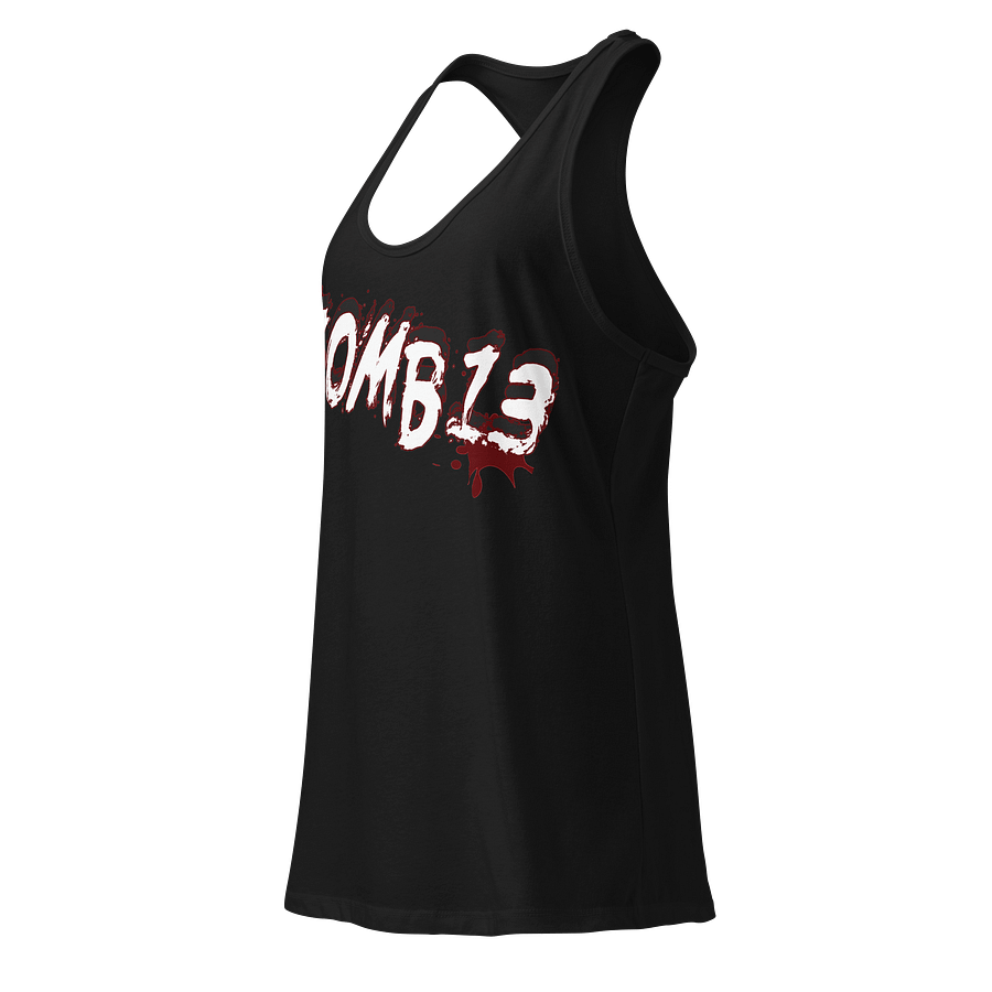 ZOMB13 Distressed Women's Racerback Tank Top product image (6)