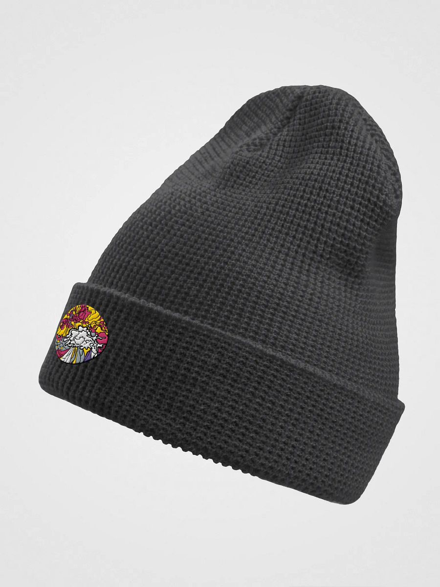 Swirling Motion Abstract Beanie - Wave at Sunset product image (7)