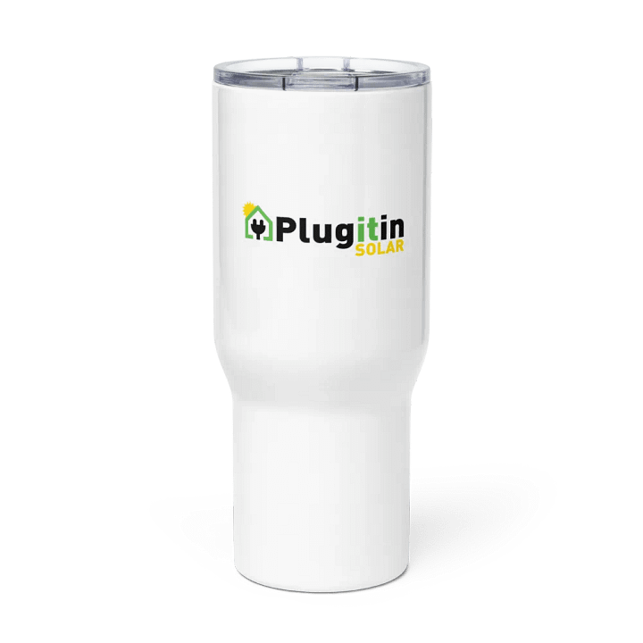Plug It In Solar High-Quality Travel Mug with Handle product image (3)