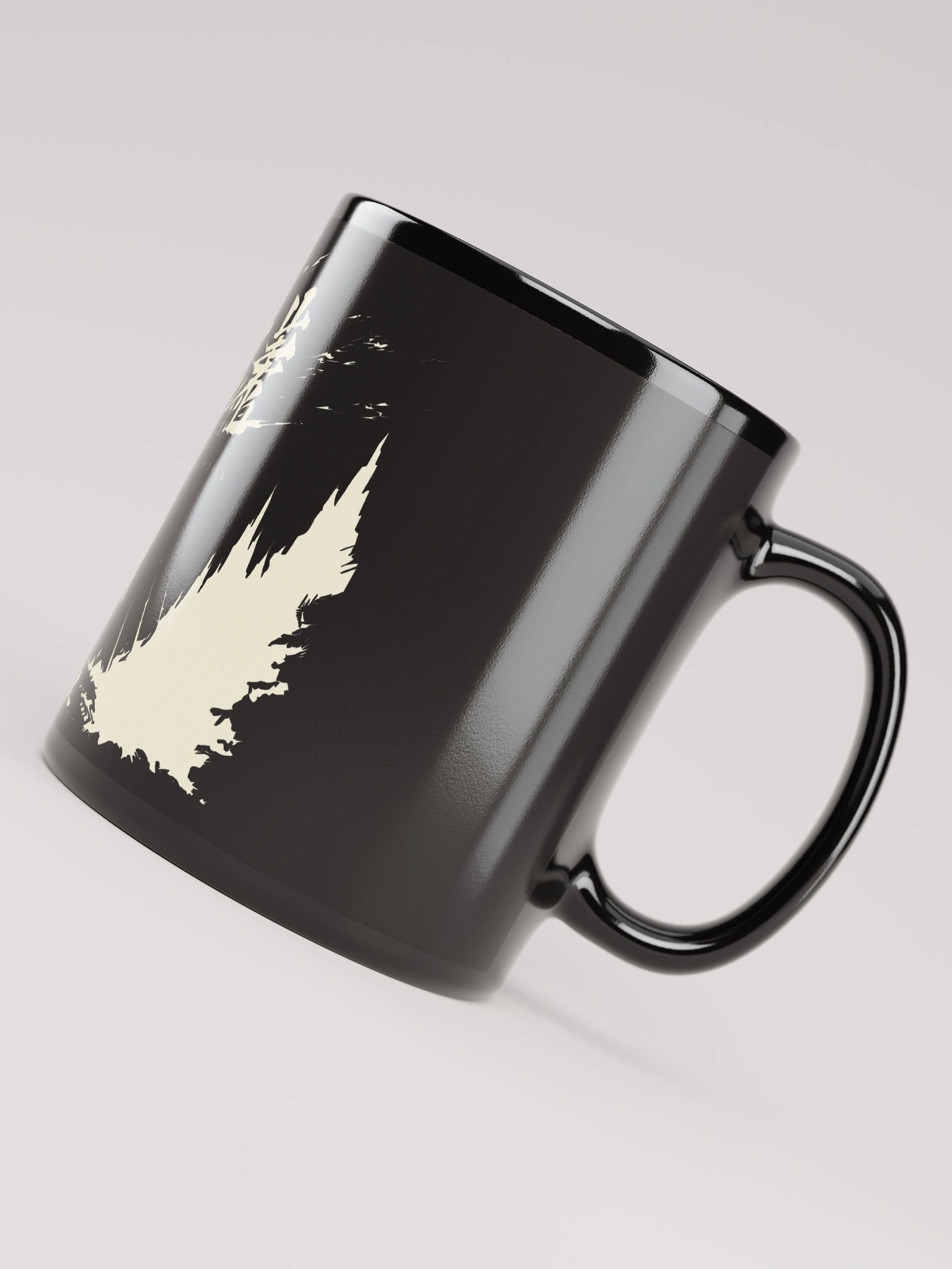 Mysterious Warrior Illustration - Stormy Landscape Art MUG product image (7)