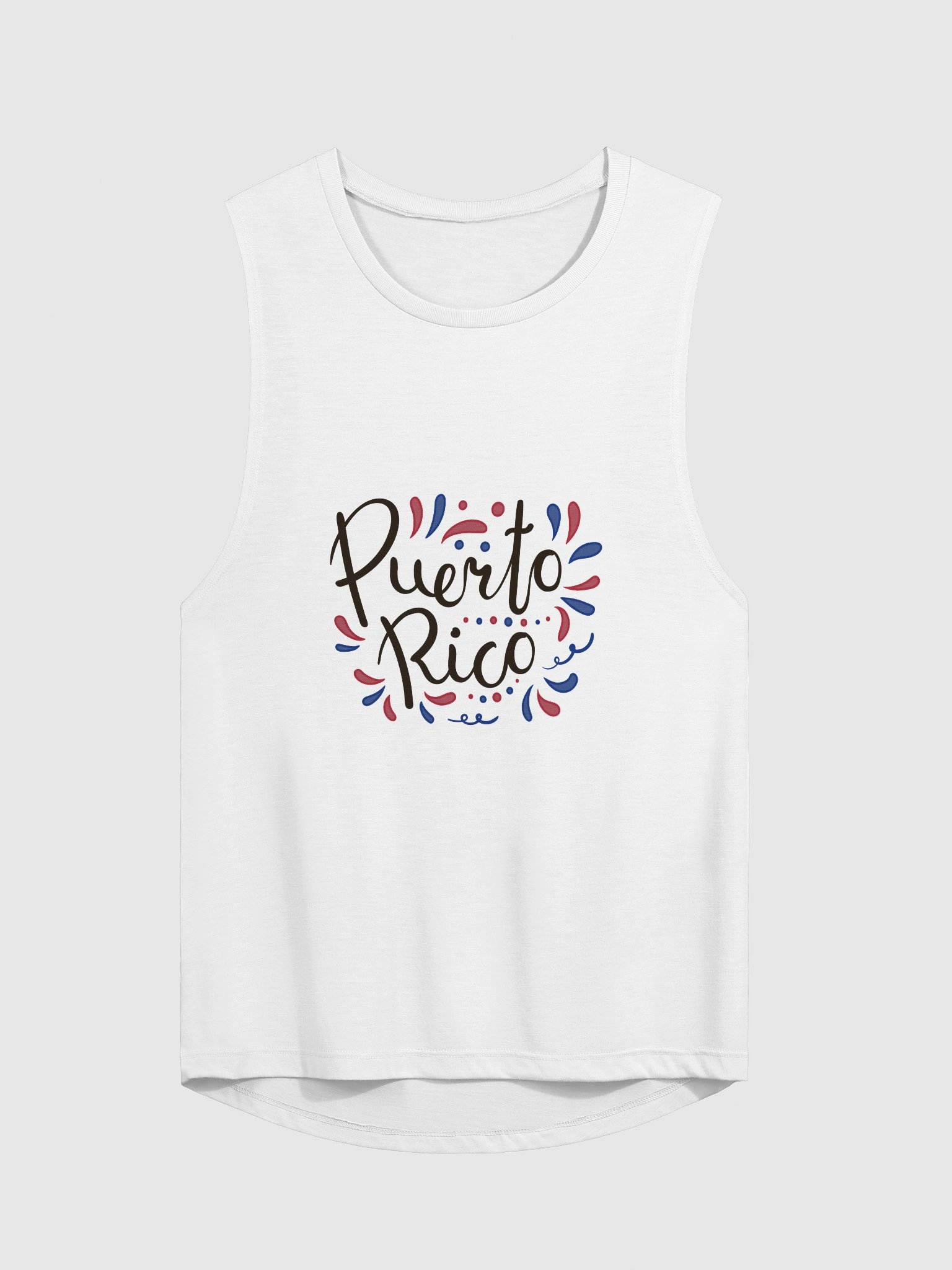 Puerto Rico Stylized Women's Muscle Tank product image (1)