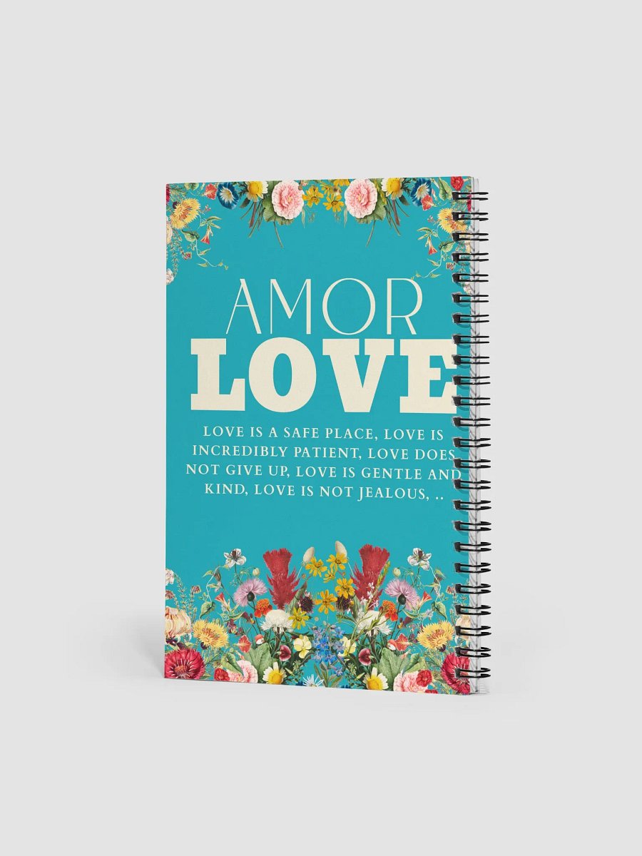 Amor Love Spiral Notebook product image (2)