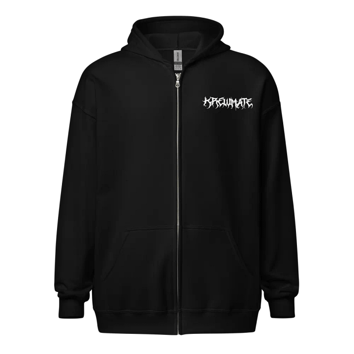 Metal Krewmate Zip Hoodie - Follow Your Dreams (White Logo) product image (1)