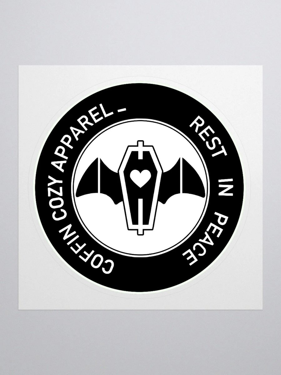 Coffin Cozy Club Sticker product image (2)