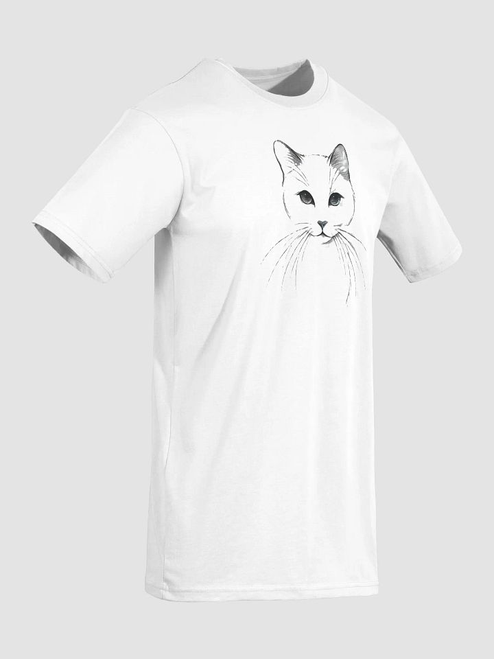 Elegant Feline Sketch Tee product image (2)