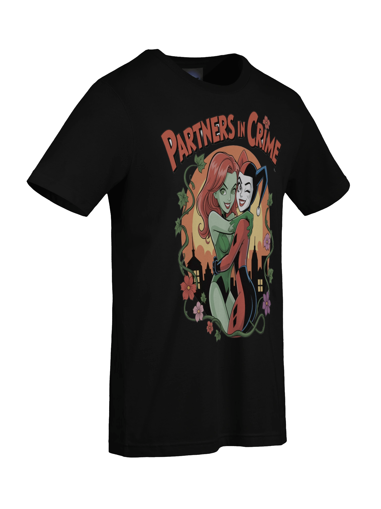 Vinebound Vixens: Harley Quinn & Poison Ivy Partners in Crime T-Shirt product image (9)