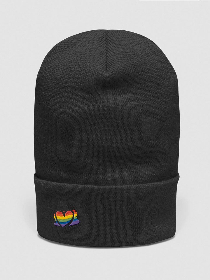 Rainbow Heart Beanie product image (2)