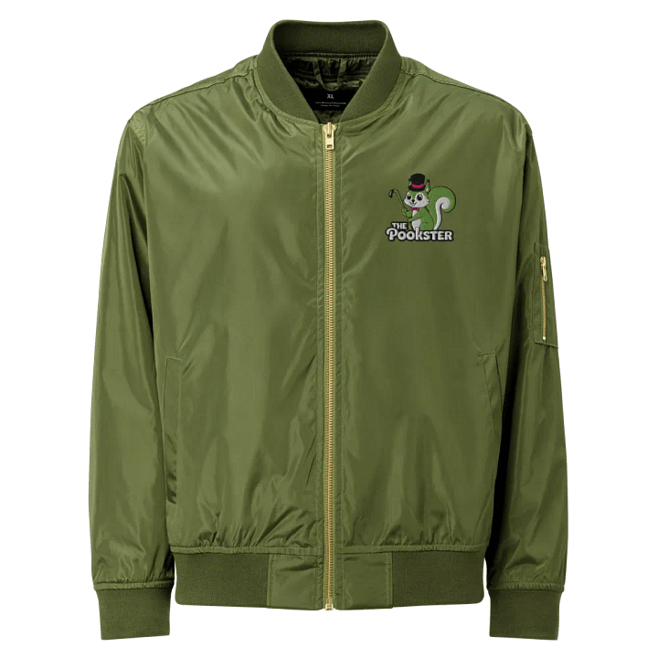 embroidered Pookster's Dapper Squirrel Bomber product image (1)