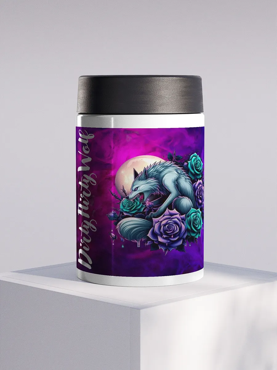 Mystical Wolf Protector Stainless Steel Koozie product image (1)