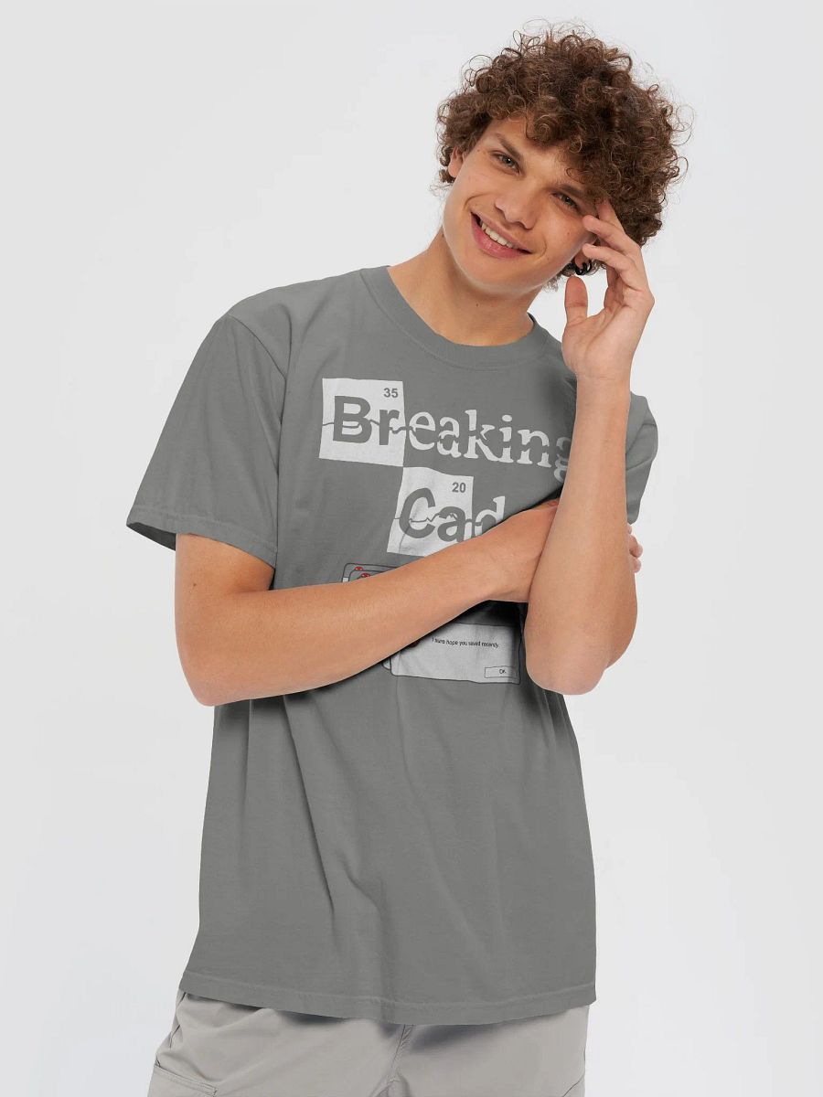 Breaking CAD Gray Tee Shirt product image (5)
