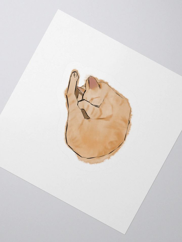 Sleeping Logan sticker product image (2)