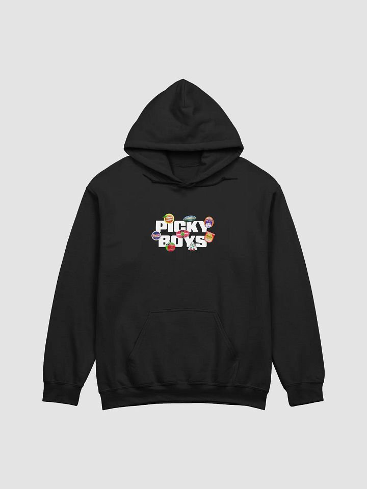 Fruit Stickers Hoodie (White) (5 Colors) product image (1)