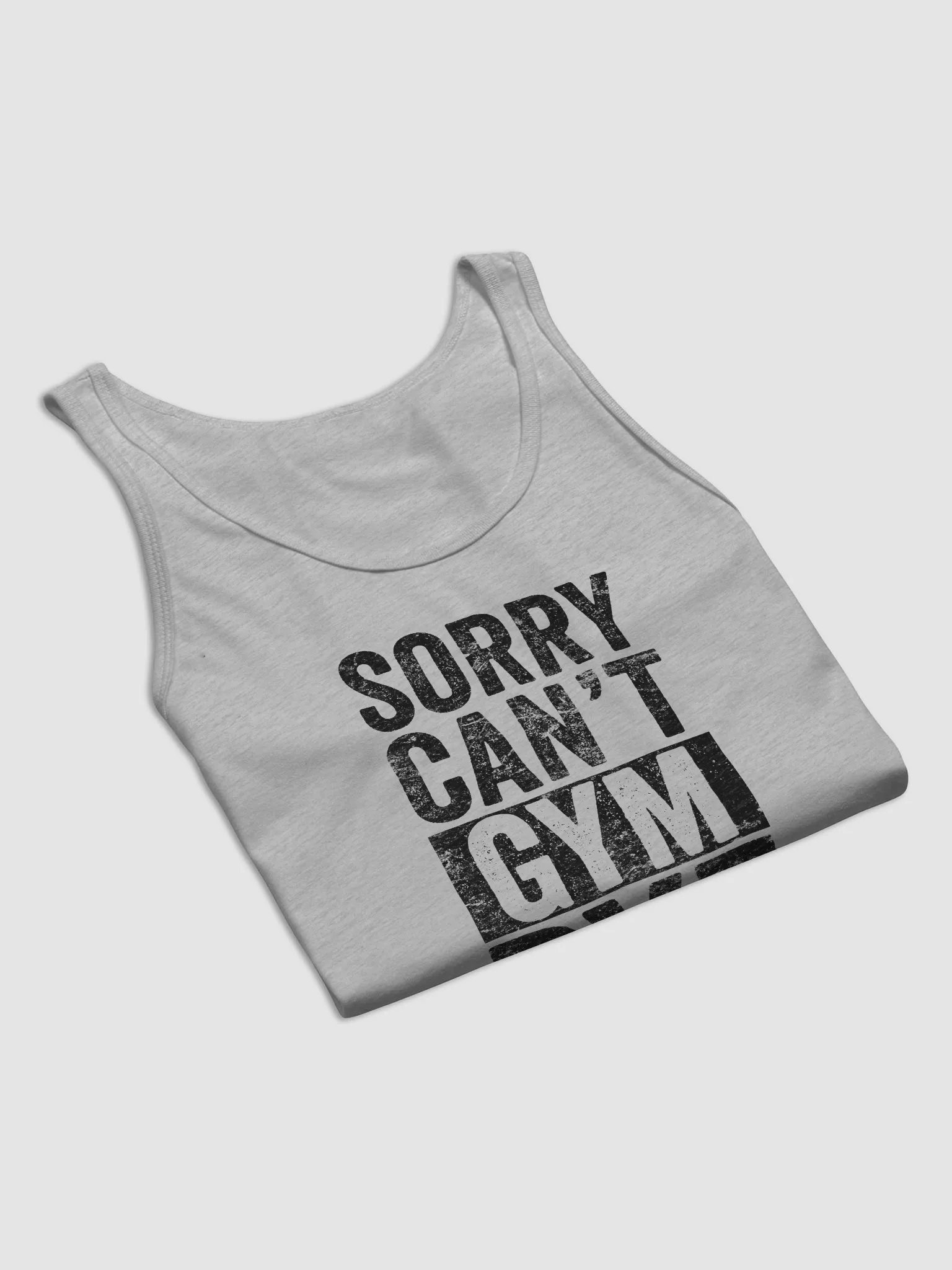 Sorry Can't Gym Bye Tank product image (5)