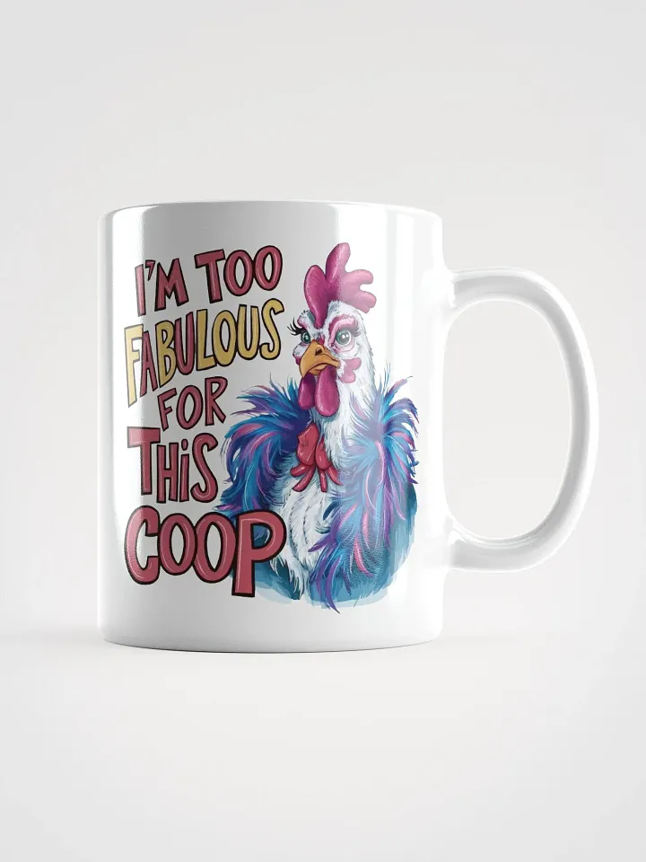 Fabulous Feathers White Mug product image (1)